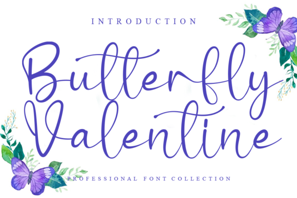 Butterfly Valentine Font