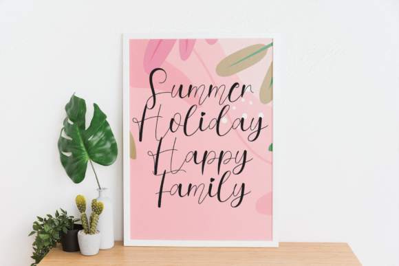 Butterly Font Poster 4
