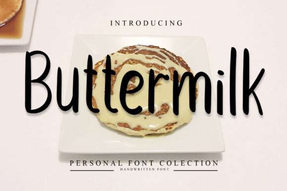 Buttermilk Font Poster 1