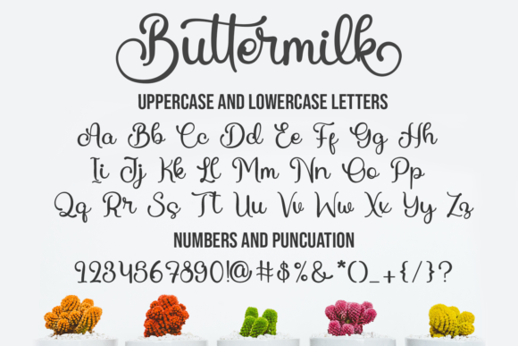 Buttermilk Font Poster 9