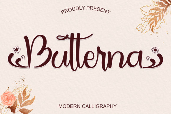 Butterna Font Poster 1