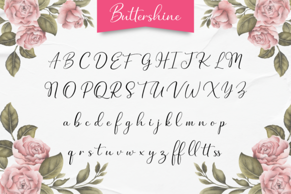 Buttershine Font Poster 8