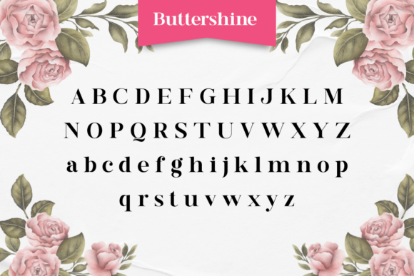 Buttershine Font Poster 9