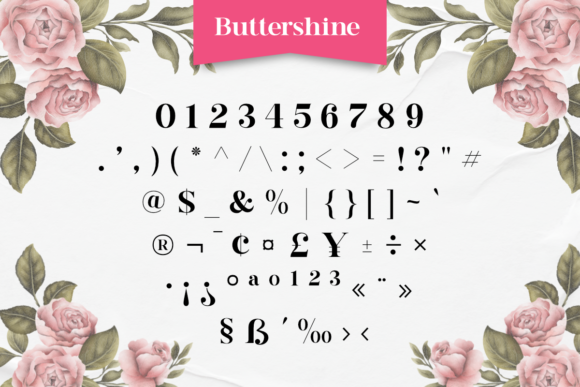 Buttershine Font Poster 10
