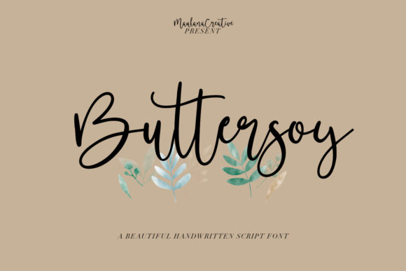 Buttersoy Font Poster 1
