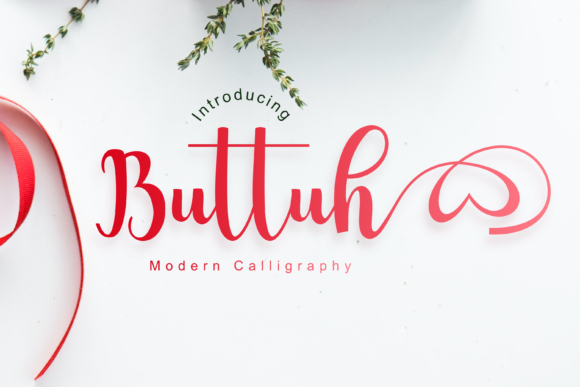 Buttuh Font Poster 1