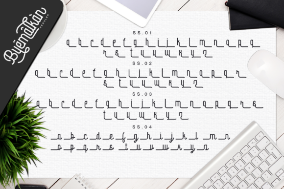 Byemalkan Font Poster 12