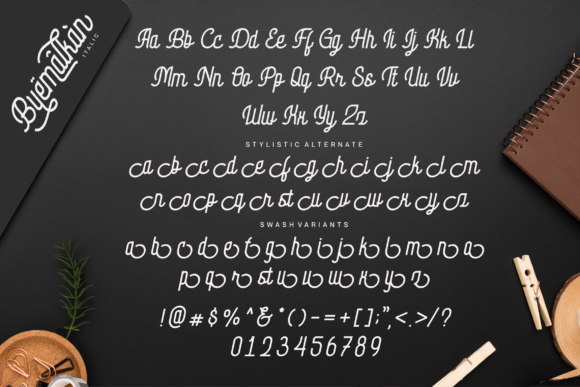 Byemalkan Font Poster 14