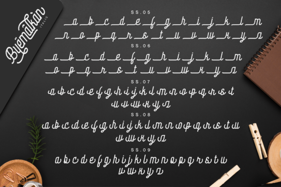 Byemalkan Font Poster 16