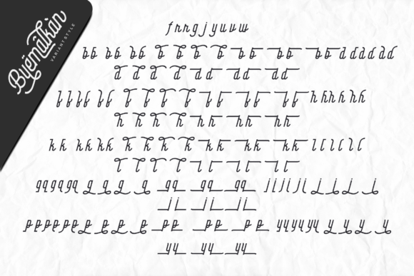 Byemalkan Font Poster 18