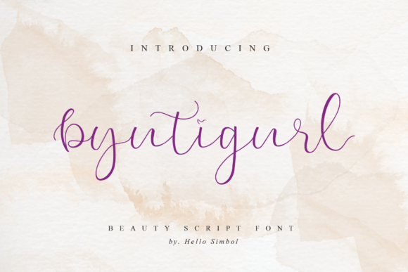 Byutigurl Font