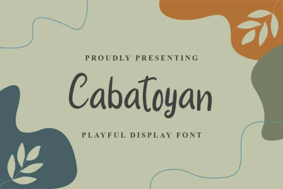 Cabatoyan Font Cabatoyan Font Poster 1
