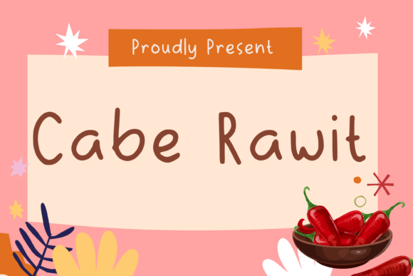 Cabe Rawit Font Poster 1