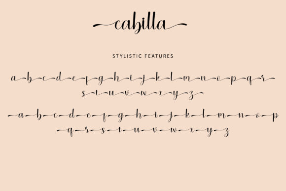 Cabilla Font Poster 7