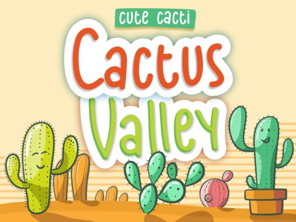 Cactus Valley Font Poster 1