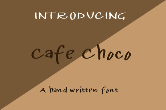 Cafe Choco Font Poster 1
