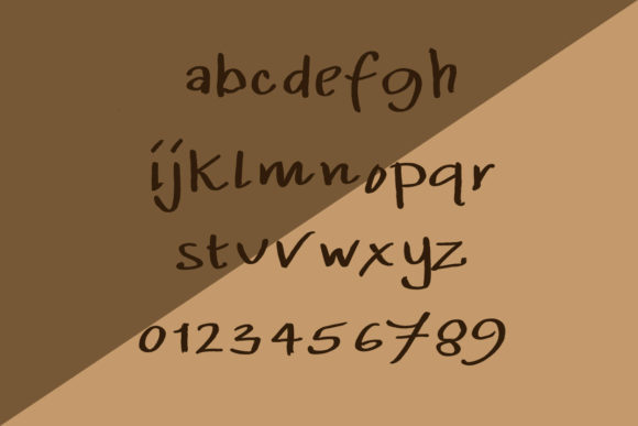 Cafe Choco Font Poster 2