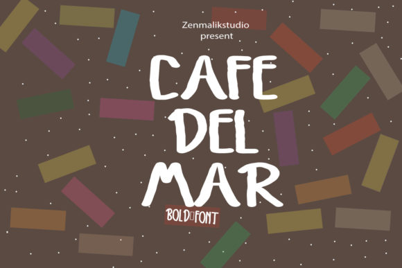 Cafe Del Mar Font Poster 1