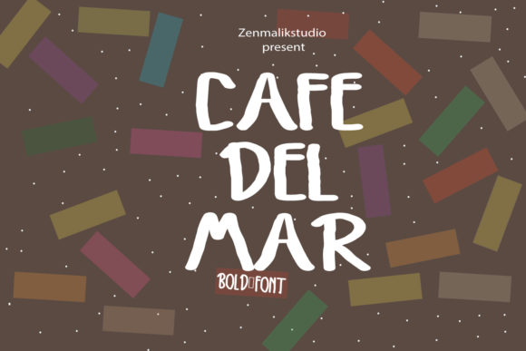Cafe Del Mar Font Poster 1