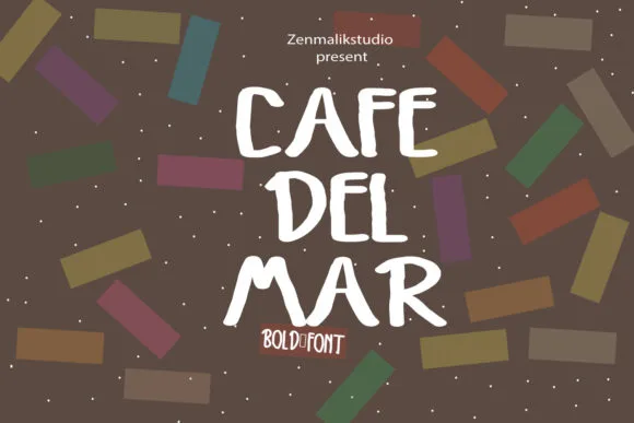 Cafe Del Mar Font Cafe Del Mar Font Poster 1