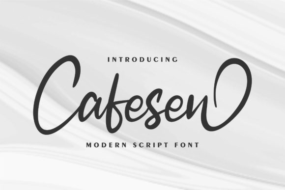 Cafesen Font Poster 1