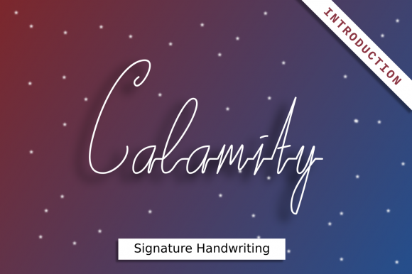 Calamity Font