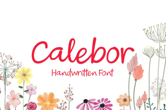 Calebor Font Poster 1