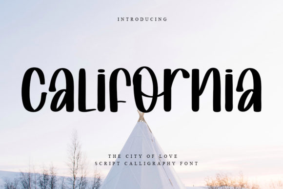 California Font Poster 1