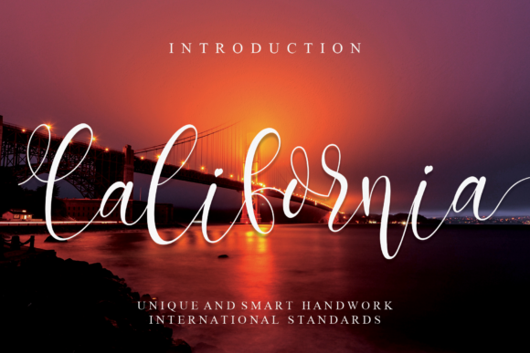 California Font Poster 1