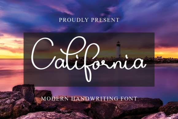 California Font Poster 1