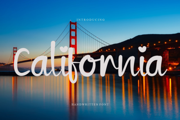 California Font Poster 1