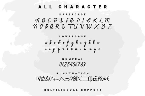 Caligendings Font Poster 5