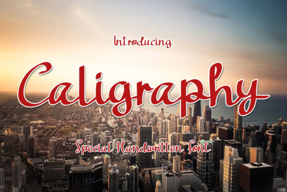 Caligraphy Font Poster 1