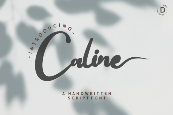 Caline Font Caline Font Poster 1