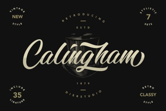 Calingham Font Poster 1