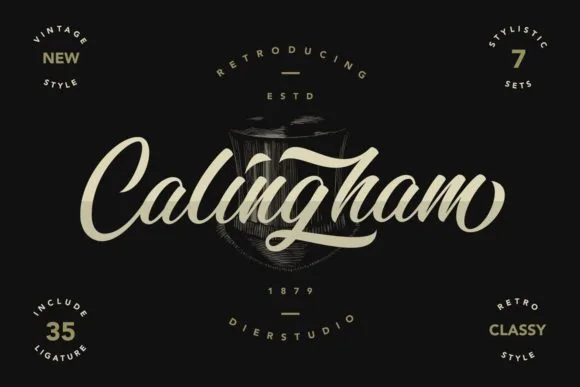 Calingham Font Poster 1