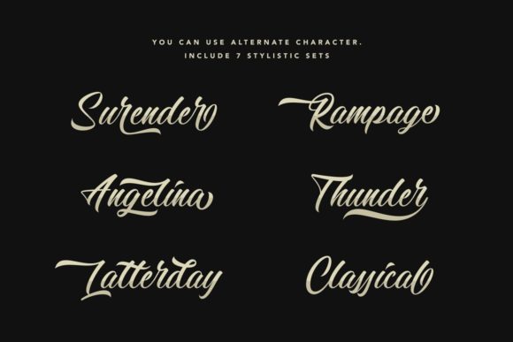 Calingham Font Poster 10