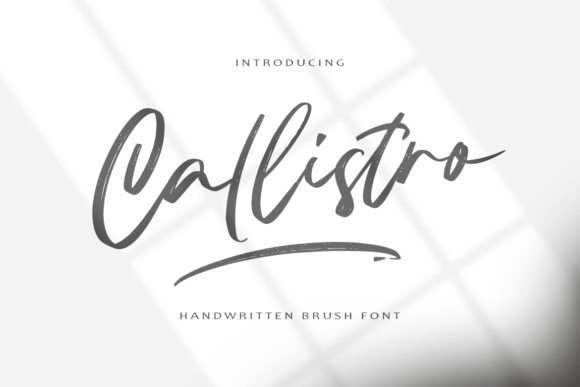 Callistro Font Poster 1