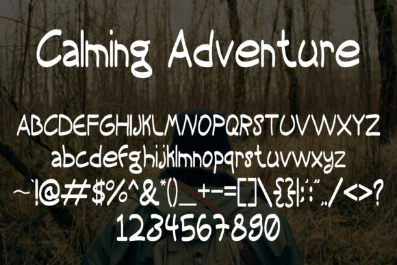 Calming Adventure Font Poster 5