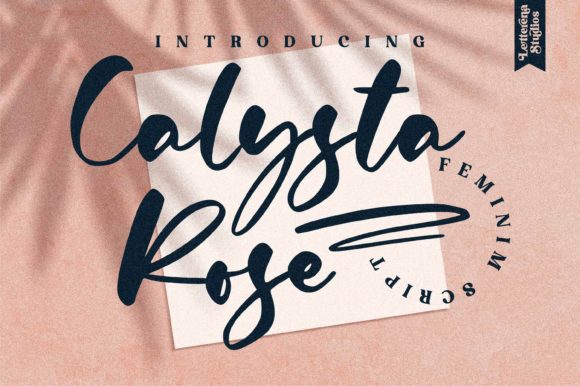 Calysta Rose Font Poster 1