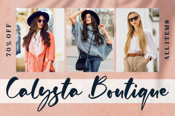 Calysta Rose Font Poster 9