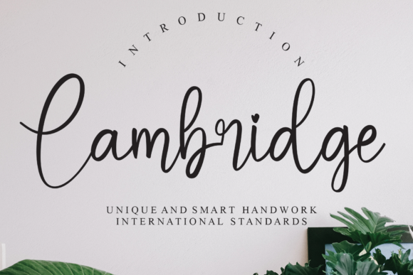 Cambridge Font