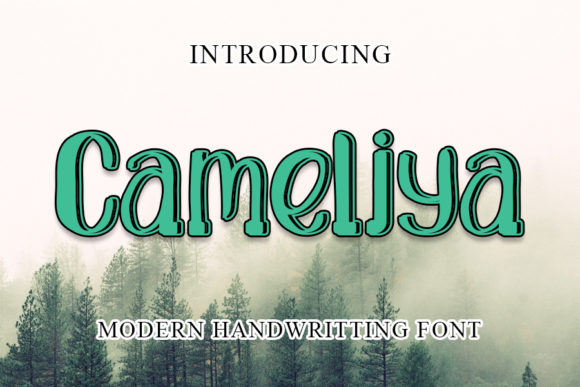 Cameliya Font Poster 1