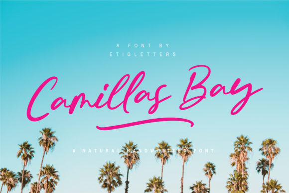 Camillas Bay Font Poster 1