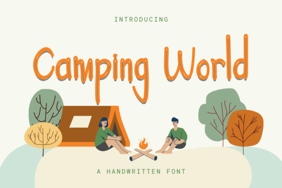 Camping World Font Poster 1