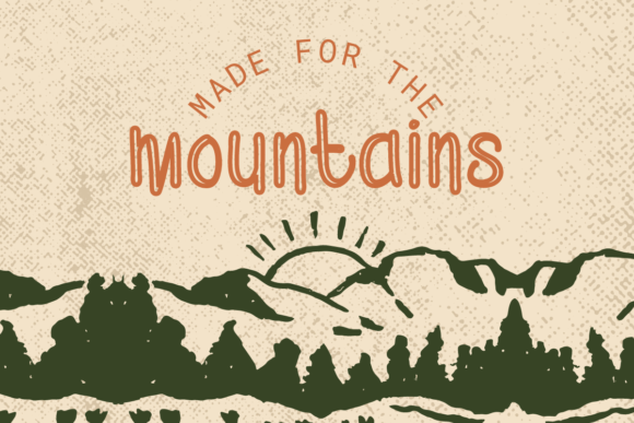 Camping World Font Poster 2