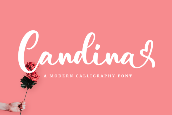 Candina Font Candina Font Poster 1