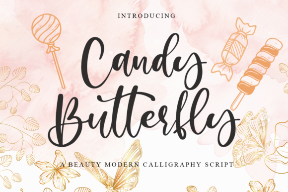 Candy Butterfly Font