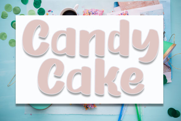 Candy Cake Font Poster 1