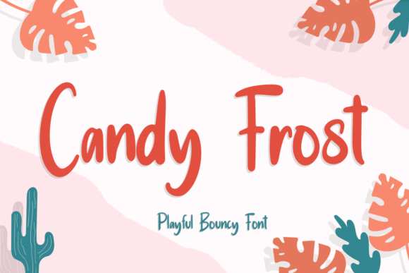 Candy Frost Font Poster 1